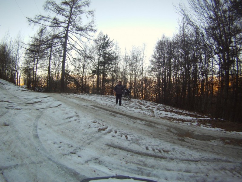 ballade du lendemain avec calimero!!!<br />la route est nickel MDR