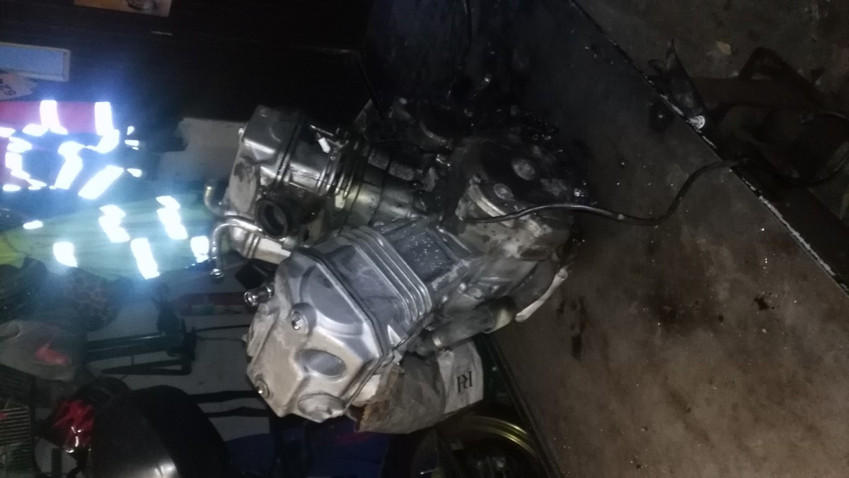 Le moteur sur l établie