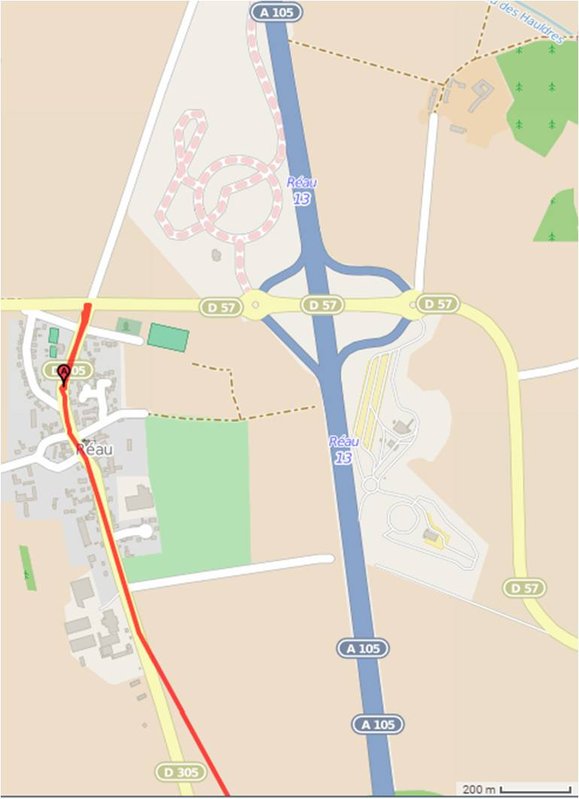 Rdv entree Nord de Reau