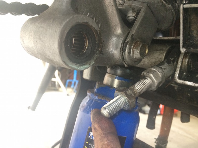 Démontage de la biellette