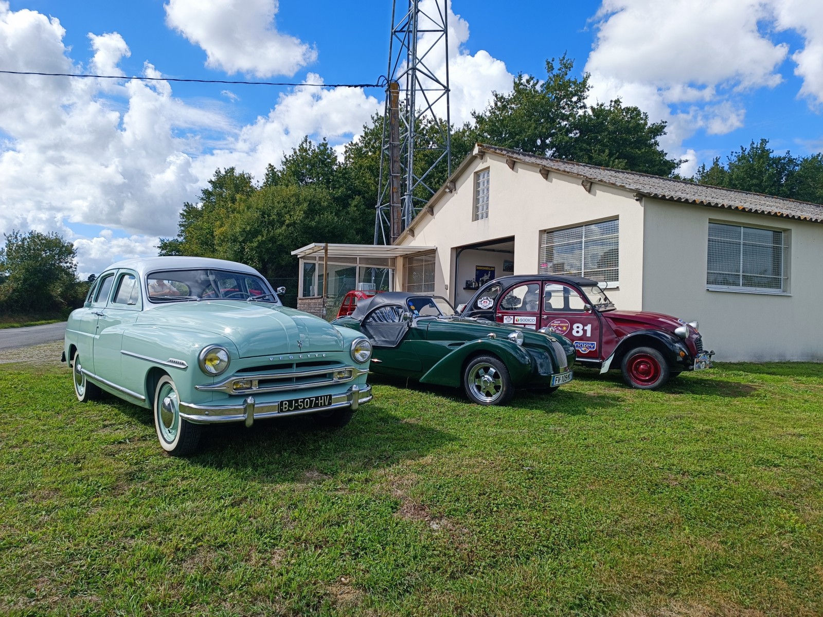 Exemple de réalisation peinture faite sans cabine et à l'extérieur